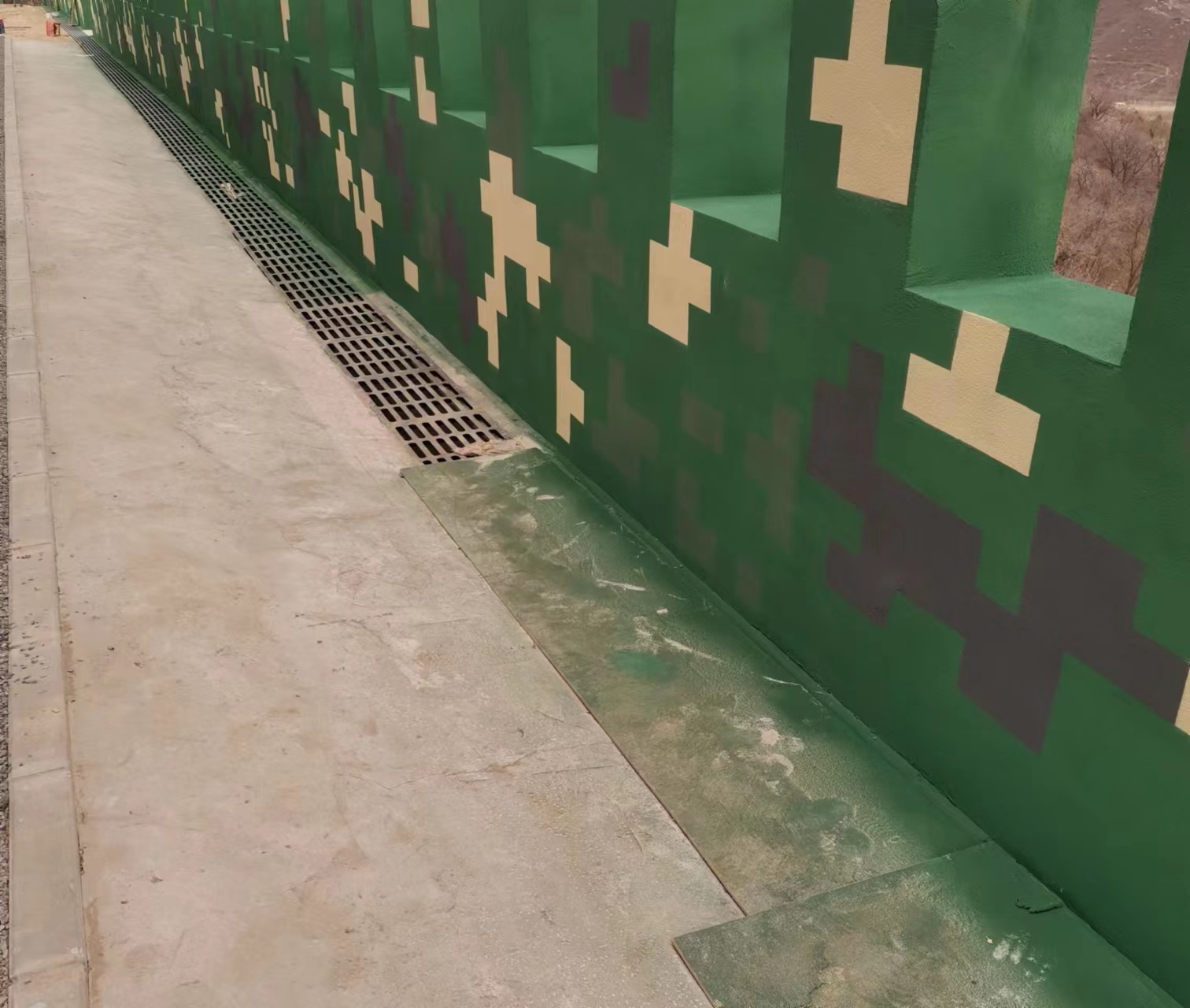 通州围墙迷彩喷涂,数迷彩漆